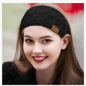 Loritta Headbands for Winter Cable Knit Ear Warmer Thick Head Wrap Fleece Lined